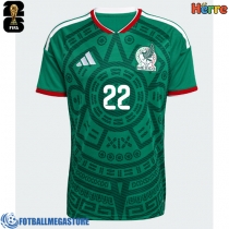 Fotballdrakt Herre Mexico Hirving Lozano #22 Hjemmedrakt VM 2026 Kortermet